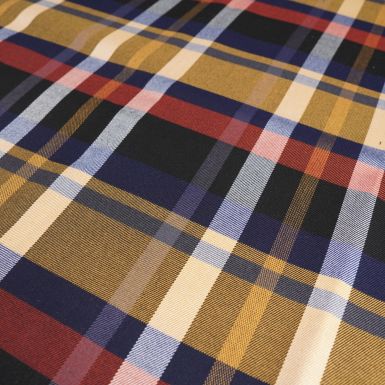 Navy Tartan Check