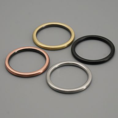 metal o ring for bag making in various colours