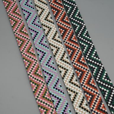 25mm Patterned Jacquard Webbing