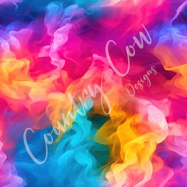 PRE-ORDER Rainbow Smoke - Canvas