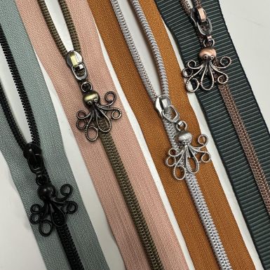 Octopus No.5 Zip Pulls