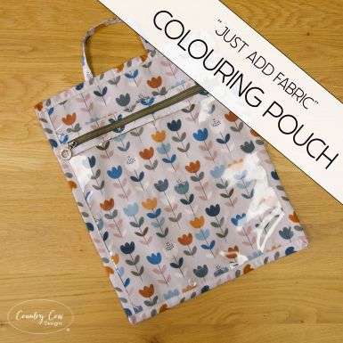 Colouring Pouch "Just Add Fabric" Kit