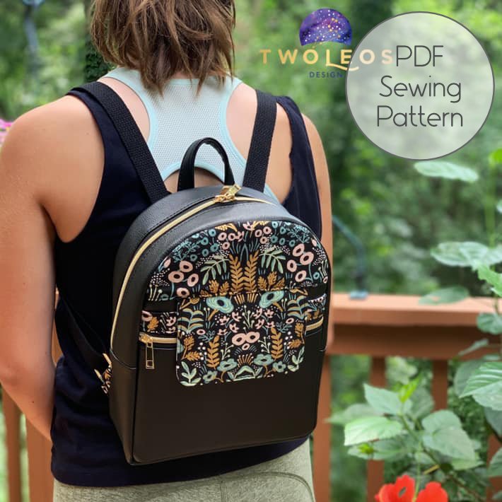 Mini Backpack Sewing Pattern PDF Tutorial, DIY Backpack Craft, Small Bag  Pattern - Etsy